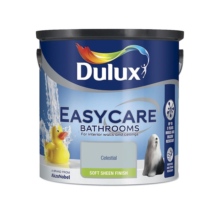 Dulux Easycare Bathroom Celestial Soft Sheen Paint 2.5L - 5010212547199