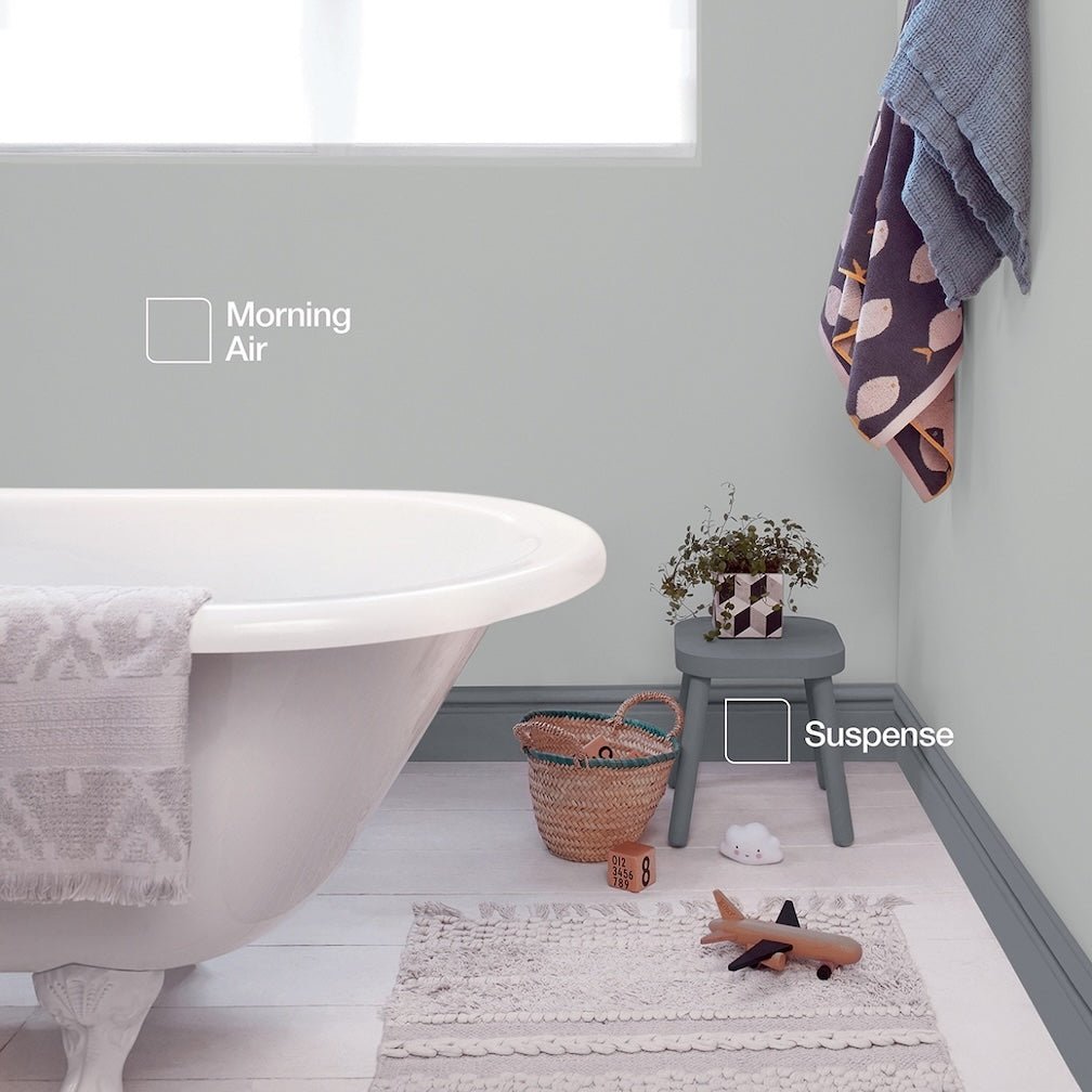 Dulux Easycare Bathroom Morning Air Soft Sheen Paint 2.5L - 5010212632079