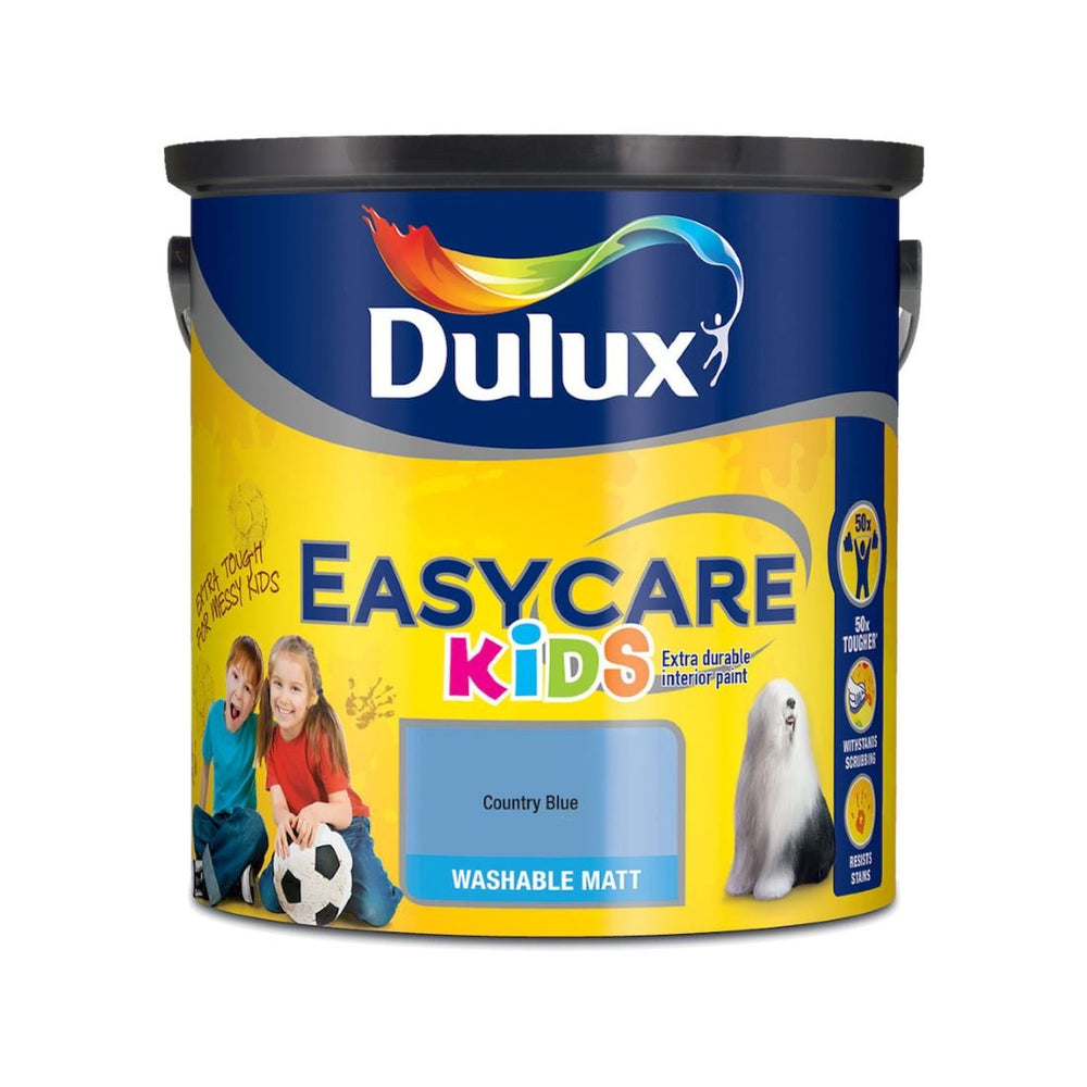  - Dulux Easycare Kids County Blue Washable Matt Paint 2.5L - 5249323 - Decor Warehouse
