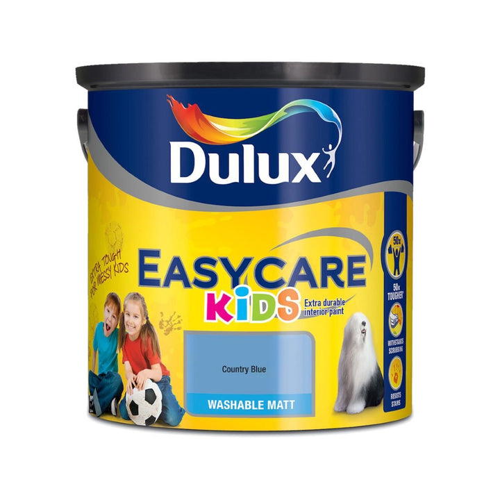  - Dulux Easycare Kids County Blue Washable Matt Paint 2.5L - 5249323 - Decor Warehouse
