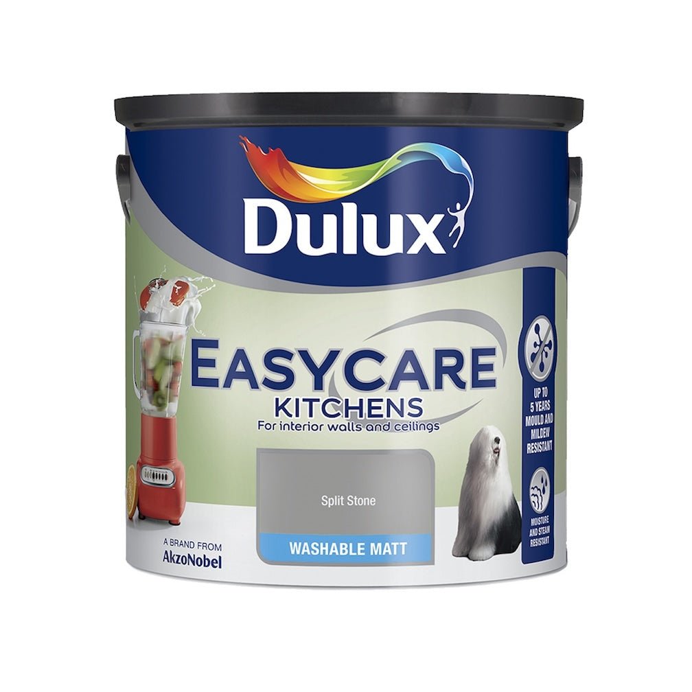 Dulux Easycare Kitchen Split Stone Washable Matt Paint 2.5L - 5010212615676