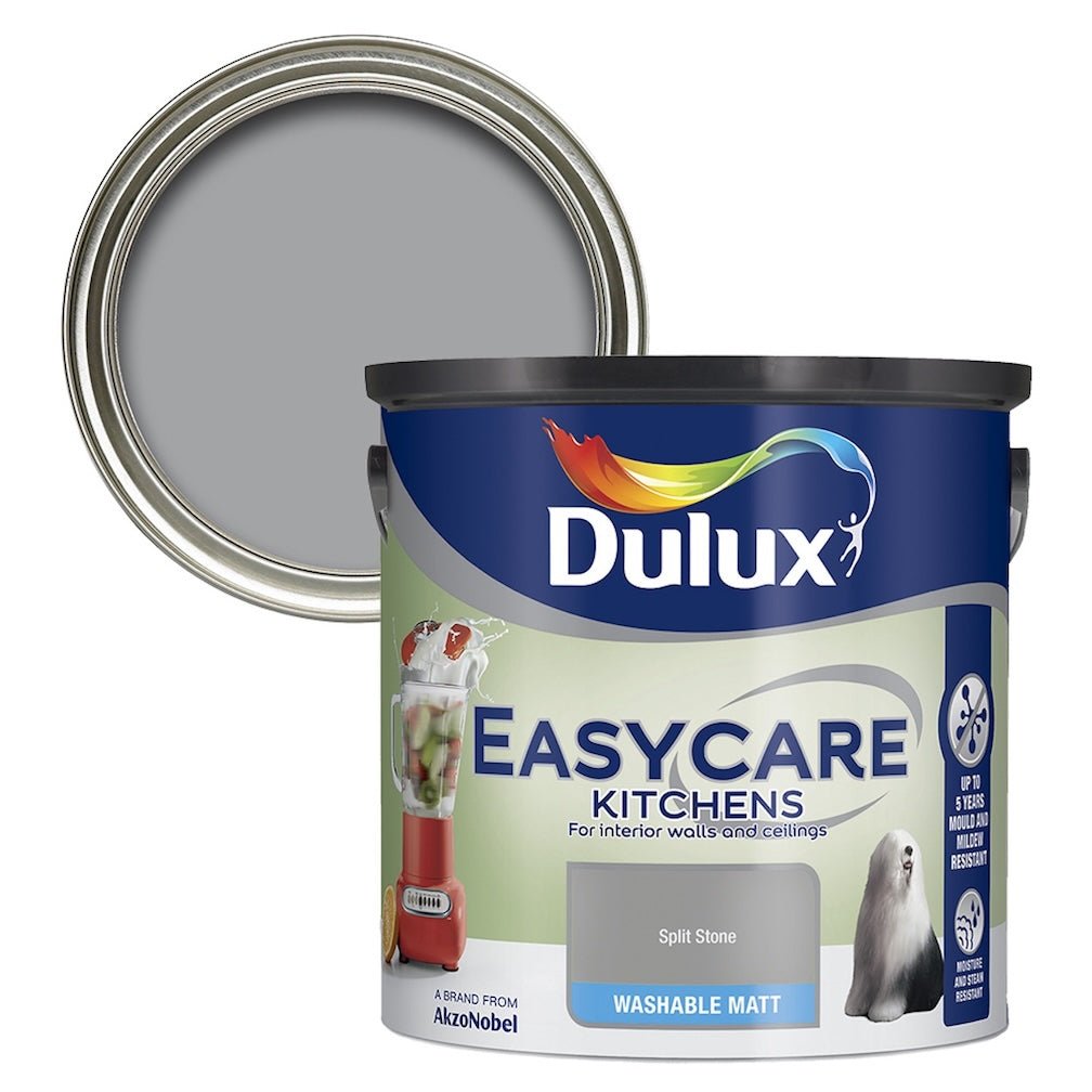 Dulux Easycare Kitchen Split Stone Washable Matt Paint 2.5L - 5010212615676