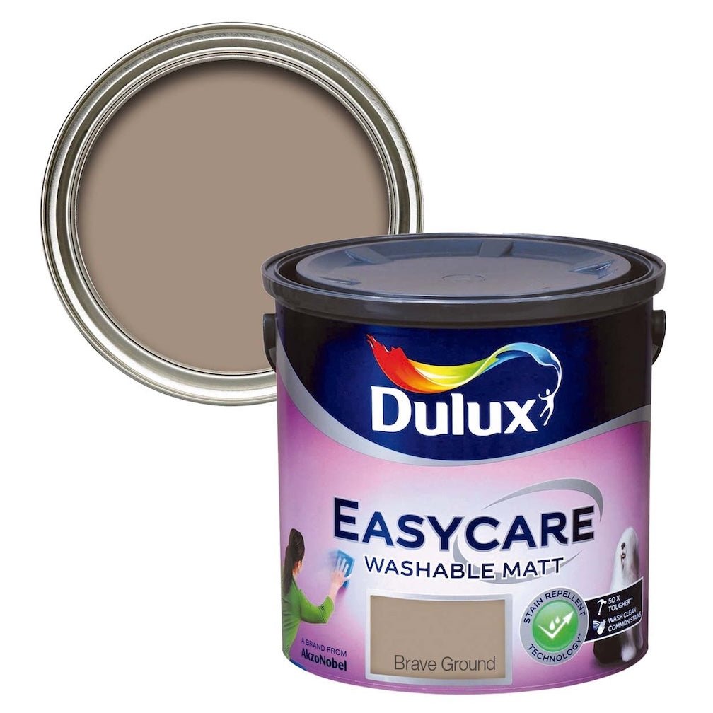 Dulux Easycare Washable Matt Brave Ground Paint 2.5L - 5010212644263