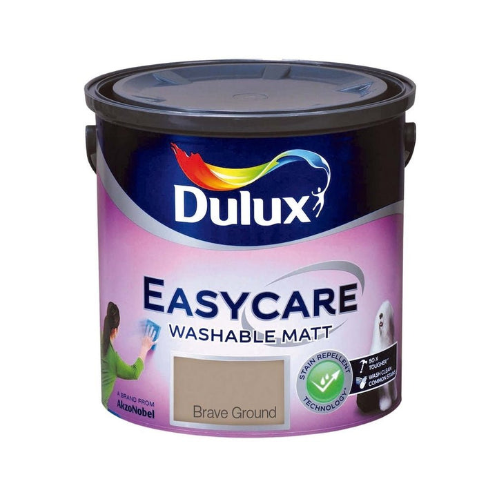 Dulux Easycare Washable Matt Brave Ground Paint 2.5L - 5010212644263
