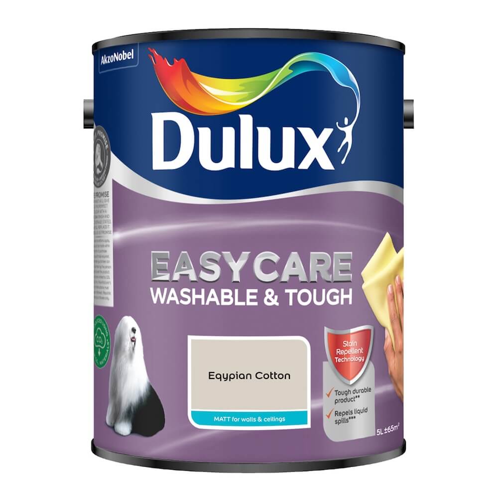 Dulux Easycare Washable Matt Egyptian Cotton Paint - 5781014
