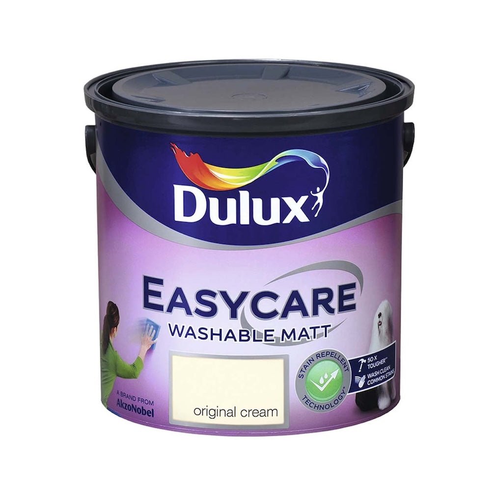 Dulux Easycare Washable Matt Original Cream Paint 2.5L - 5011060065903