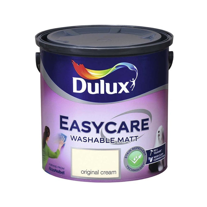 Dulux Easycare Washable Matt Original Cream Paint 2.5L - 5011060065903