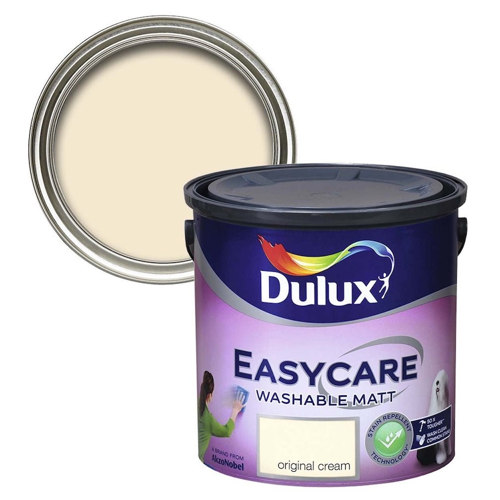 Dulux Easycare Washable Matt Original Cream Paint 2.5L - 5011060065903