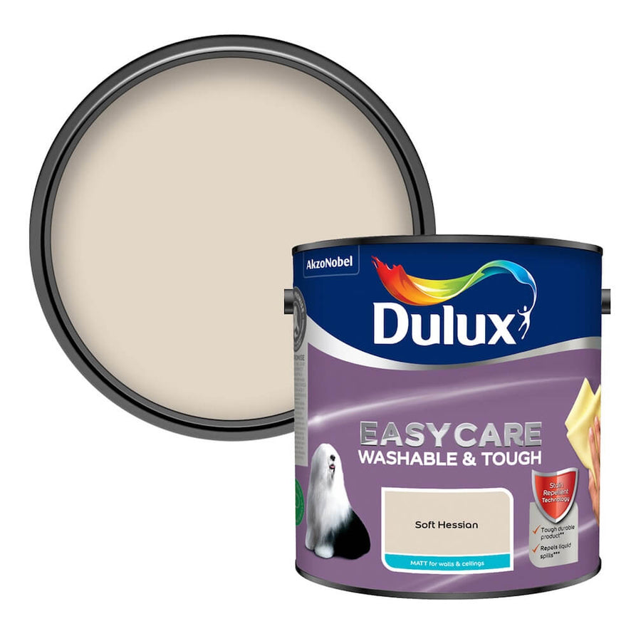 Dulux Easycare Washable Matt Soft Hessian Paint - 5083805