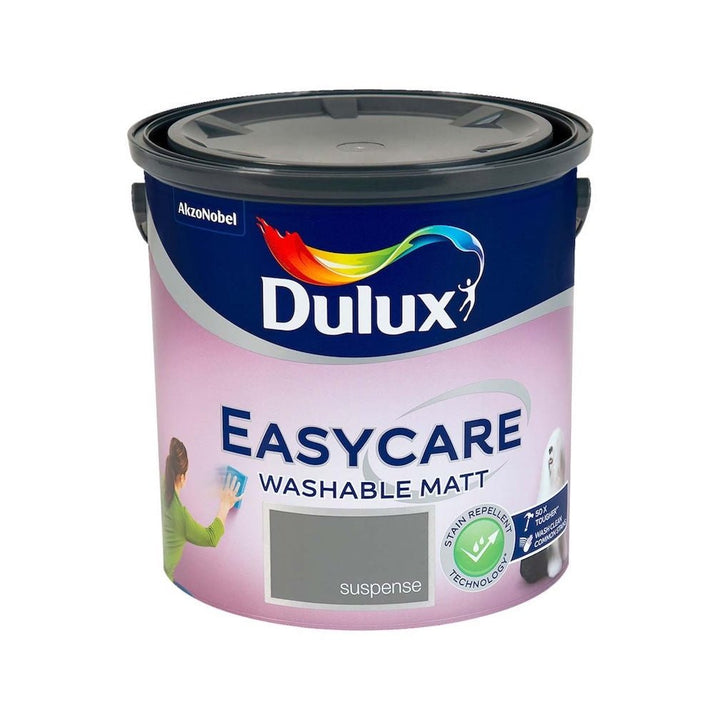 Dulux Easycare Washable Matt Suspense Paint 2.5L - 5010212642832