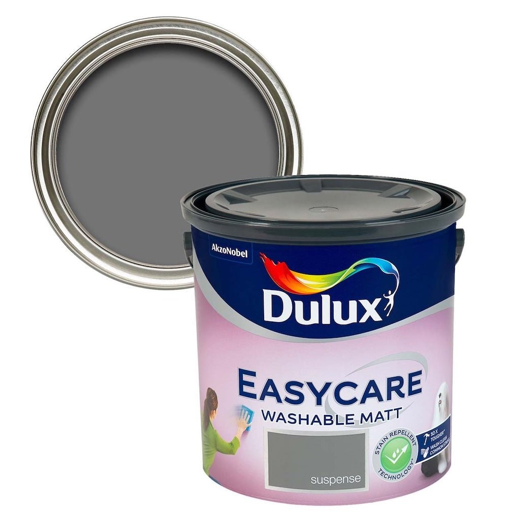 Dulux Easycare Washable Matt Suspense Paint 2.5L - 5010212642832