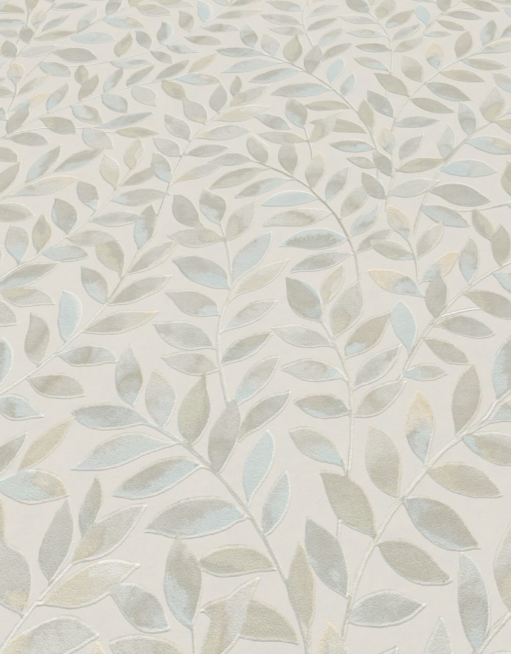 Erismann Ameroso Leaf Beige Blown Vinyl Wallpaper - 10462 - 02
