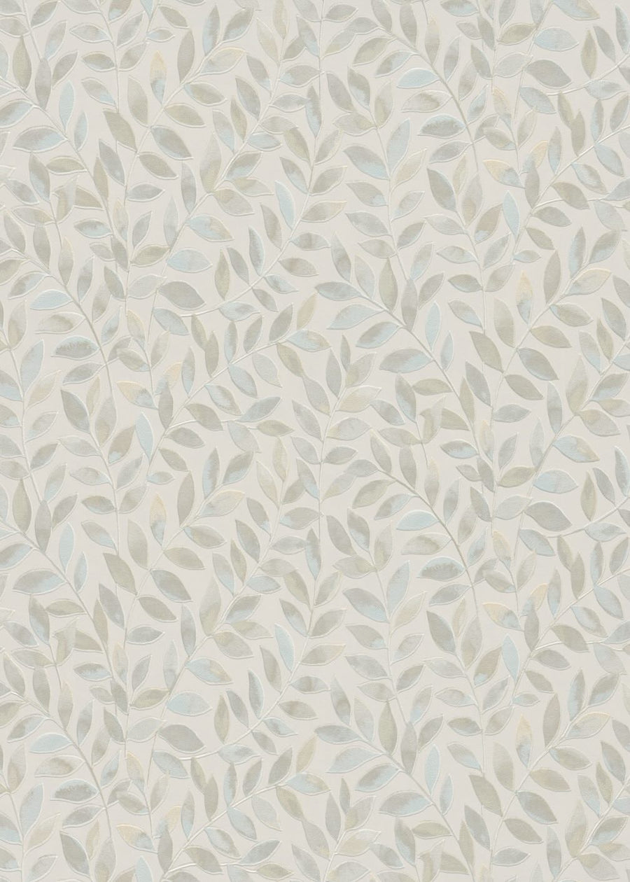 Erismann Ameroso Leaf Beige Blown Vinyl Wallpaper - 10462 - 02