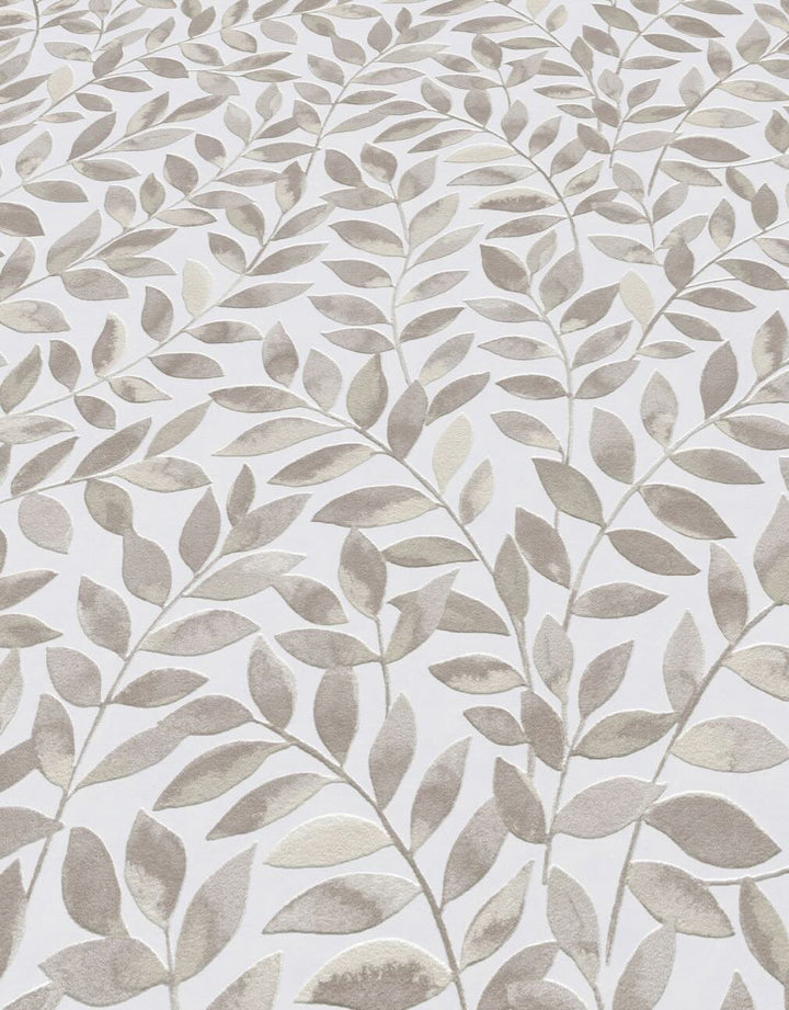 Erismann Ameroso Leaf Brown Blown Vinyl Wallpaper - 10462 - 11