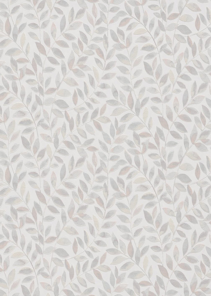 Erismann Ameroso Leaf Grey Blown Vinyl Wallpaper - 10462 - 10