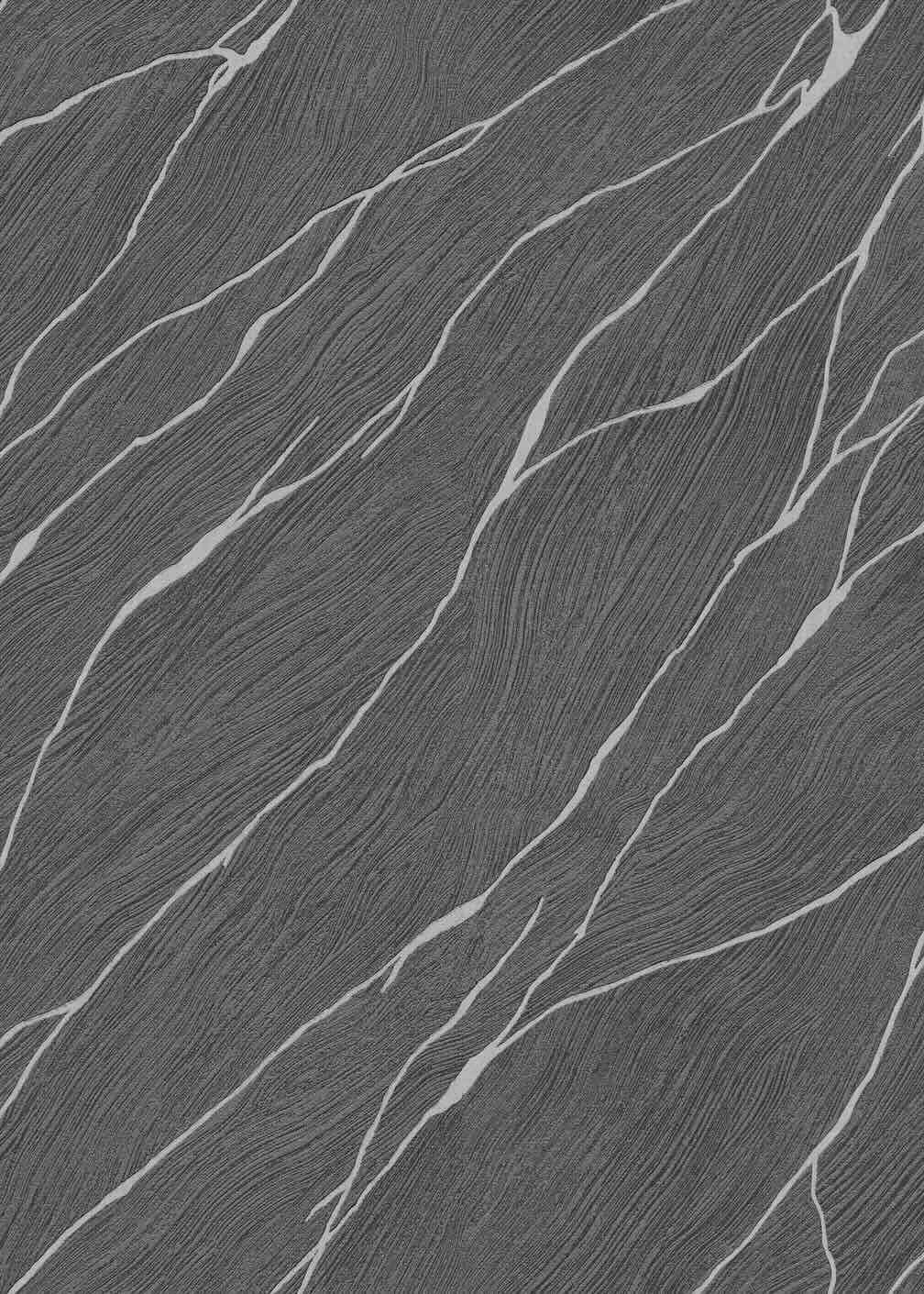 Erismann Calore Black/Silver Vinyl Wallpaper - 1044015