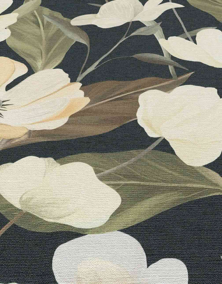 Erismann Fairy Blossom Floral Black Wallpaper - 10508 - 15
