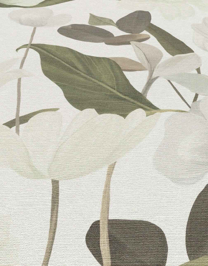 Erismann Fairy Blossom Floral White/Green Wallpaper - 10508 - 26