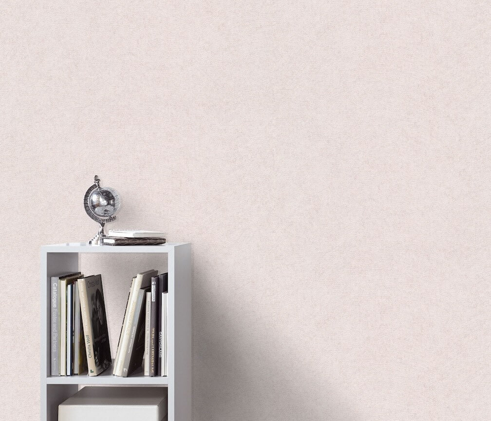 Erismann Flair Semi Plain Cream Vinyl Wallpaper - 10434 - 14