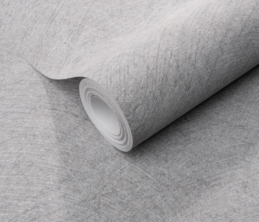 Erismann Flair Semi Plain Grey Vinyl Wallpaper - 10434 - 10