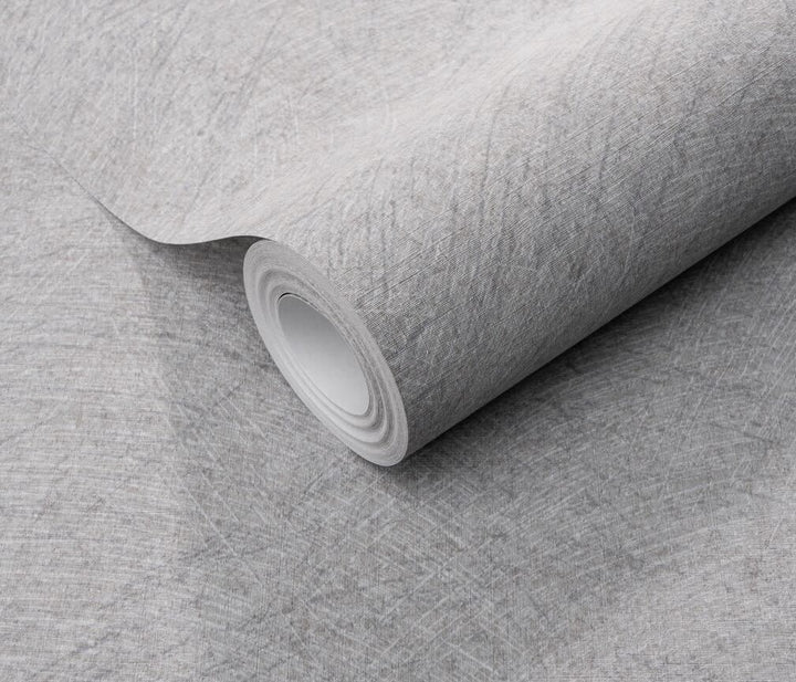 Erismann Flair Semi Plain Grey Vinyl Wallpaper - 10434 - 10