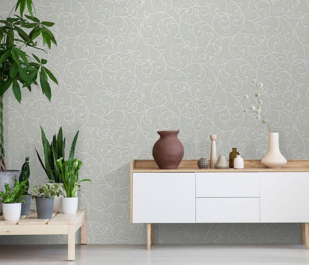 Erismann Forte Geometric Green Wallpaper - 10467 - 24