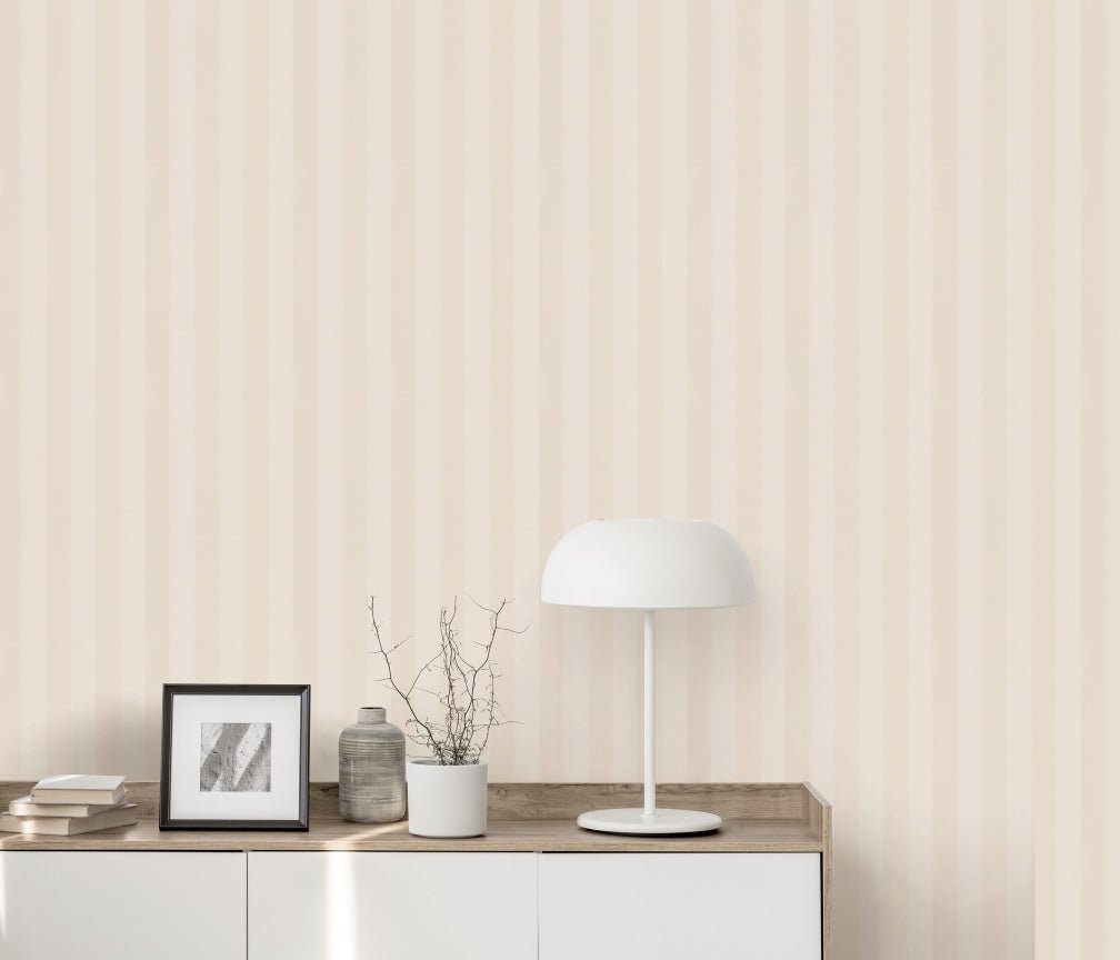 Erismann Heritage Stripe Natural Wallpaper - 05551-02