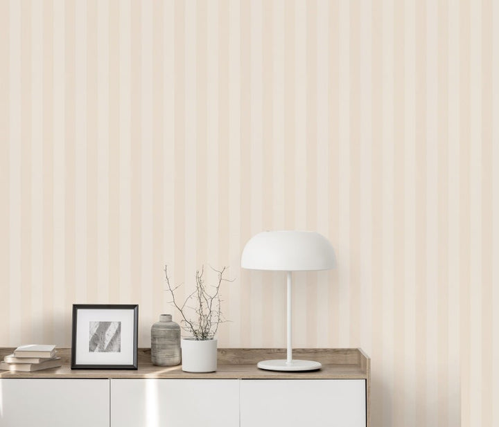 Erismann Heritage Stripe Natural Wallpaper - 05551-02
