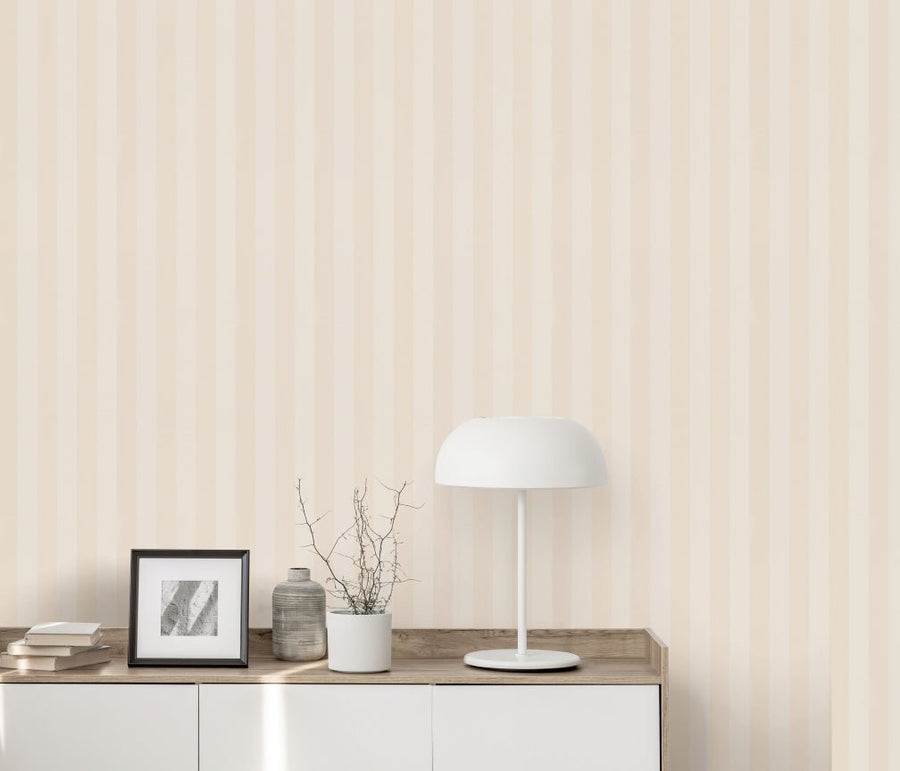 Erismann Heritage Stripe Natural Wallpaper - 05551-02