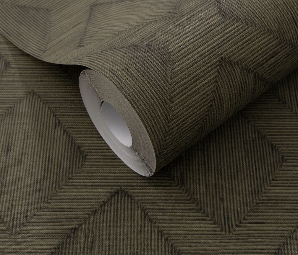 Erismann Hidden Harmony Geometric Forest Green Wallpaper - 10509 - 36