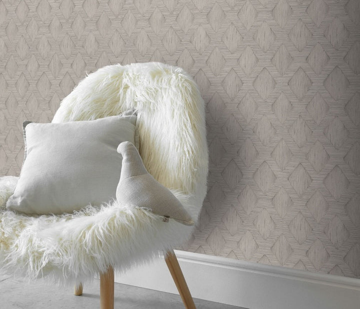 Erismann Hidden Harmony Geometric Grey Wallpaper - 10509 - 37
