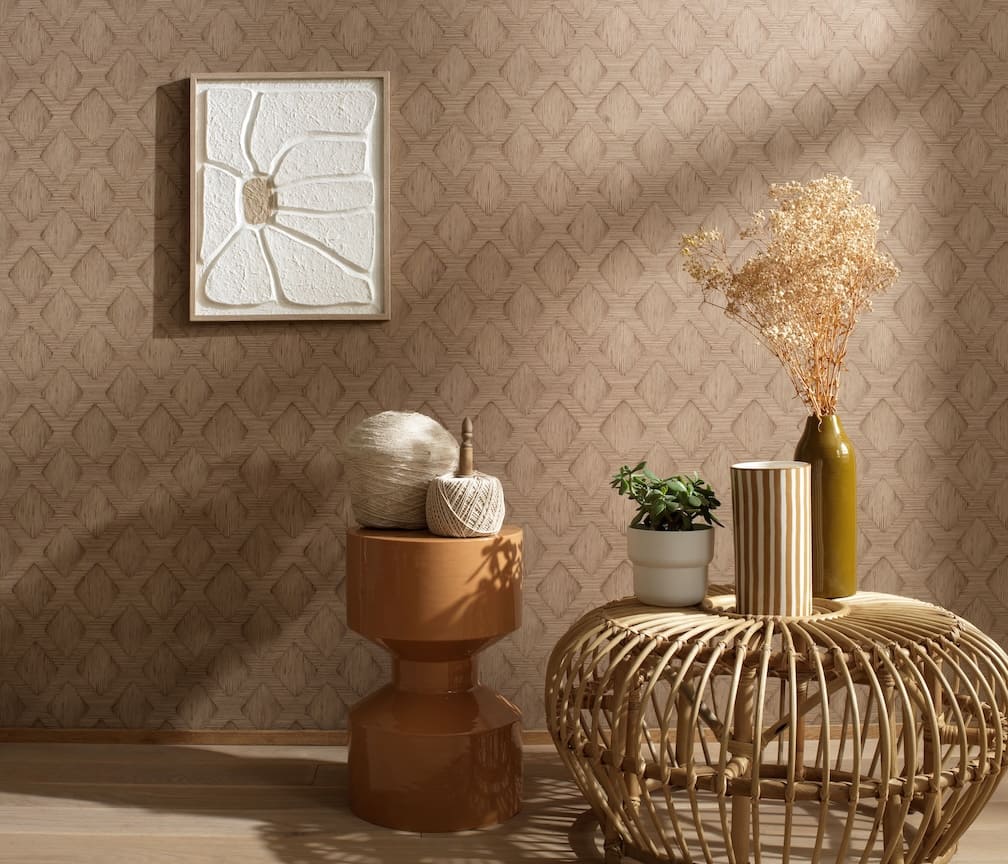 Erismann Hidden Harmony Geometric Natural Wallpaper - 10509 - 11