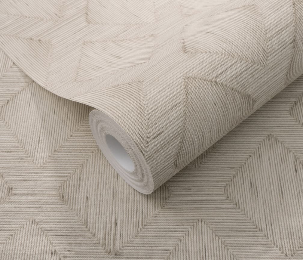 Erismann Hidden Harmony Geometric Soft Taupe Wallpaper - 10509 - 02
