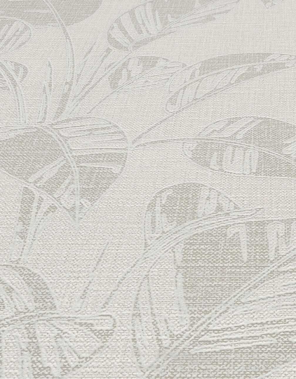 Erismann Largo Leaf Beige Vinyl Wallpaper - 10459 - 02