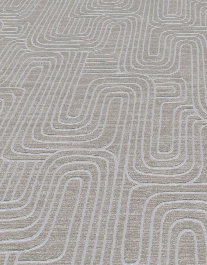 Erismann Rondo Curved Lines Brown Wallpaper - 10461 - 11