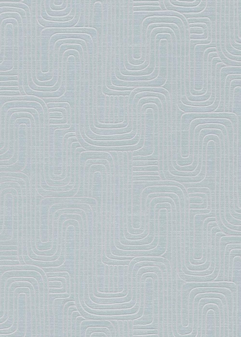 Erismann Rondo Curved Lines Duck Egg Wallpaper - 10461 - 35