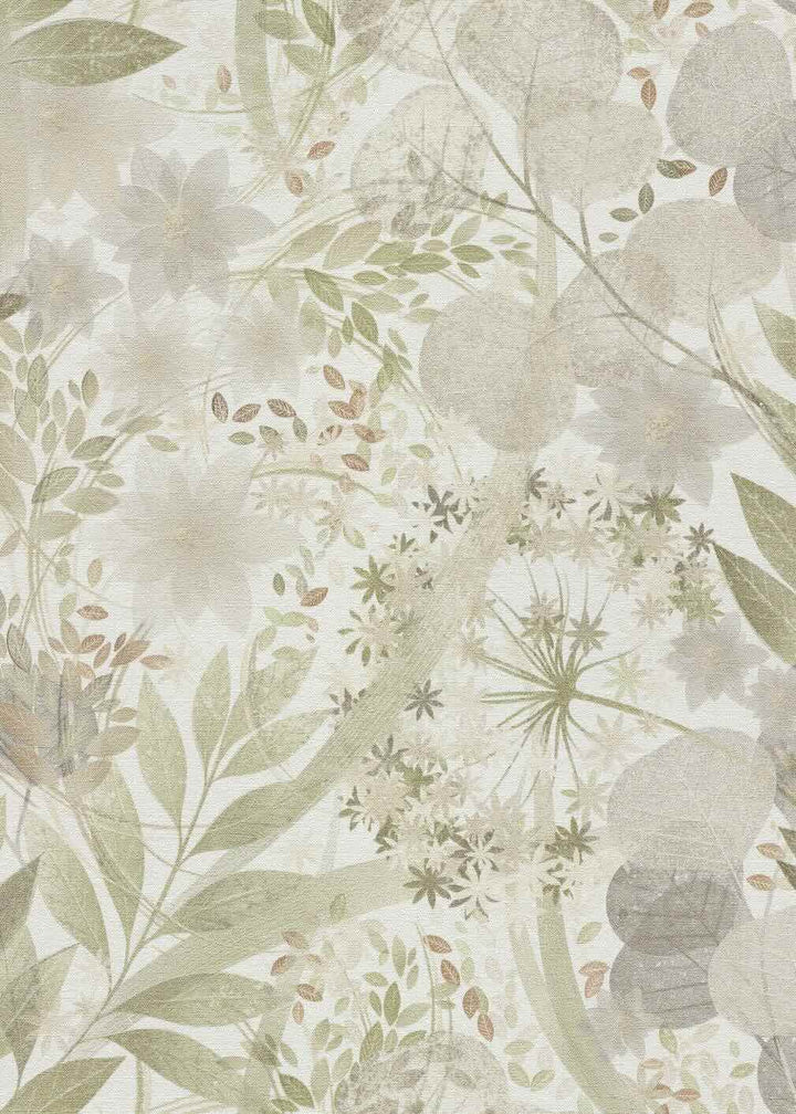 Erismann Secret Grove Floral Green Wallpaper - 10506 - 35
