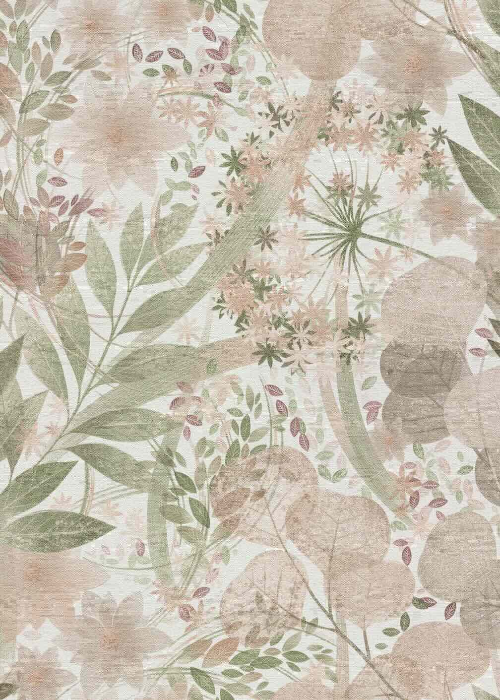 Erismann Secret Grove Floral Pink/Green Wallpaper - 10506 - 05