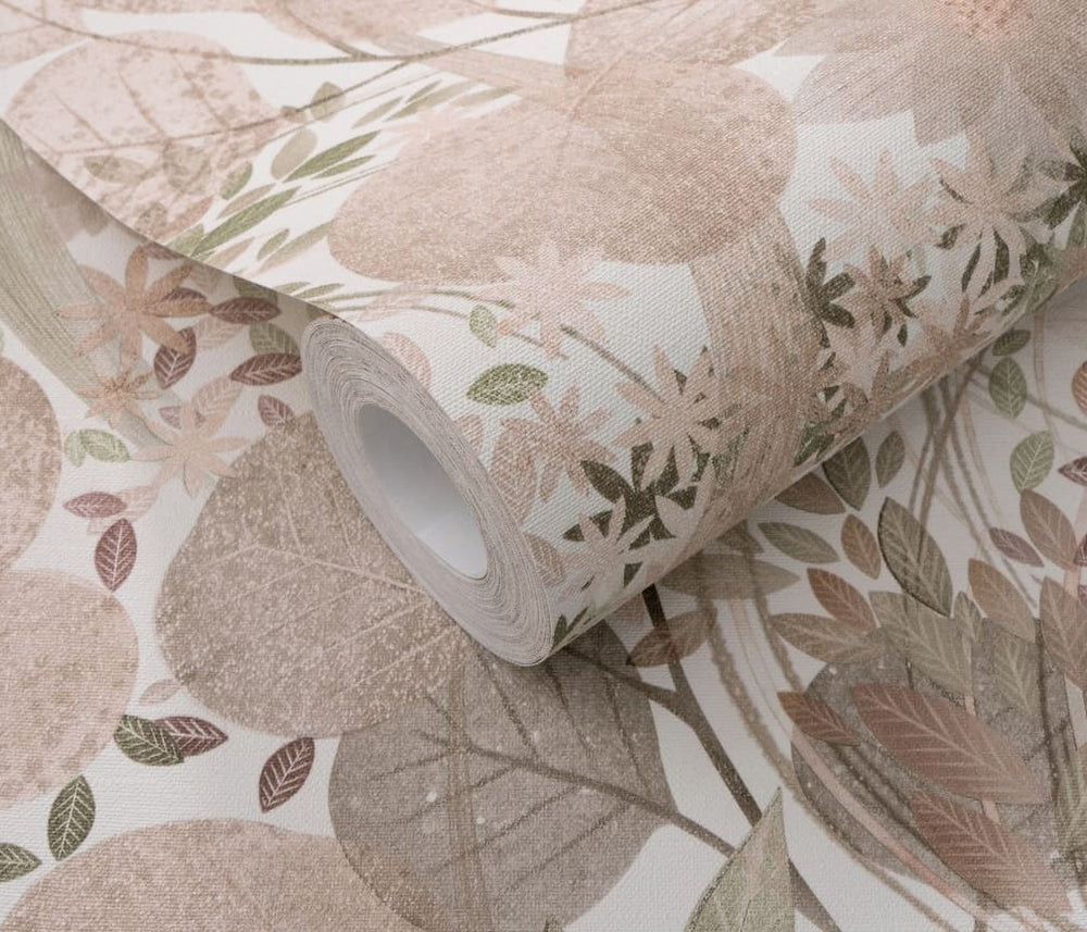 Erismann Secret Grove Floral Pink/Green Wallpaper - 10506 - 05