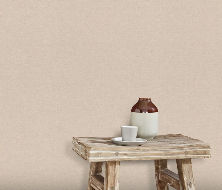 Erismann Serenity Linen Texture Biscuit Wallpaper - 10510 - 05