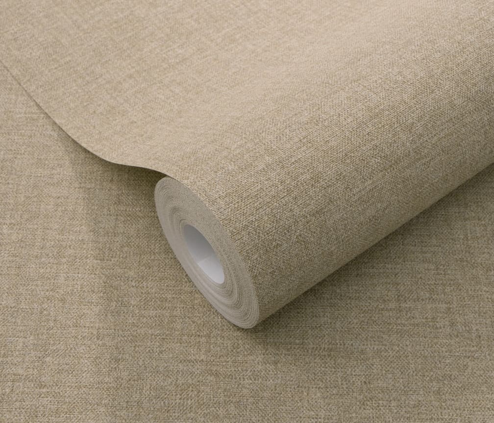 Erismann Serenity Linen Texture Caramel Wallpaper - 10510 - 11