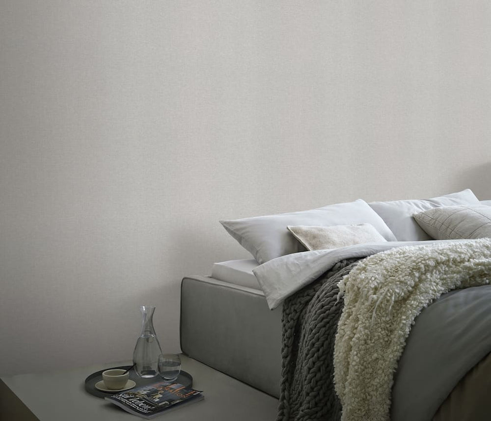 Erismann Serenity Linen Texture Dove Grey Wallpaper - 10510 - 31