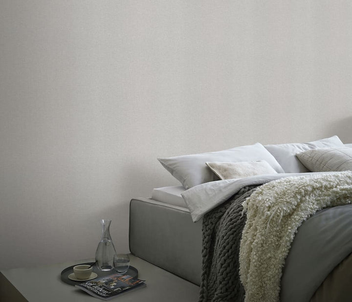 Erismann Serenity Linen Texture Dove Grey Wallpaper - 10510 - 31