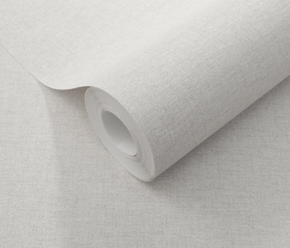 Erismann Serenity Linen Texture Light Grey Wallpaper - 10510 - 14