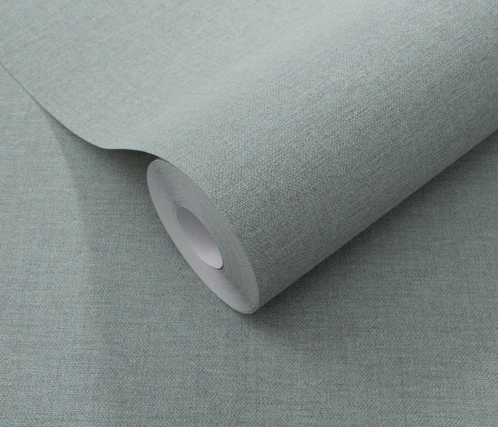 Erismann Serenity Linen Texture Teal Wallpaper - 10510 - 18