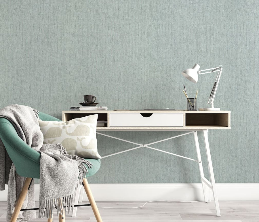 Erismann Shadow Veil Teal Wallpaper - 10389 - 18