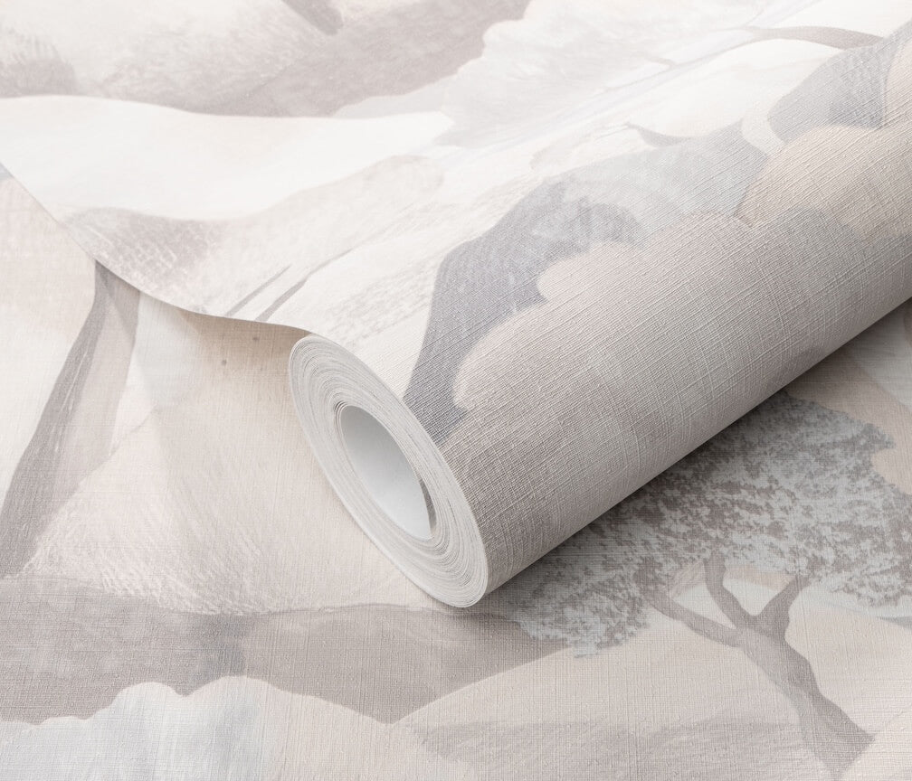 Erismann Tree Landscape Cream Vinyl Wallpaper - 10433 - 02
