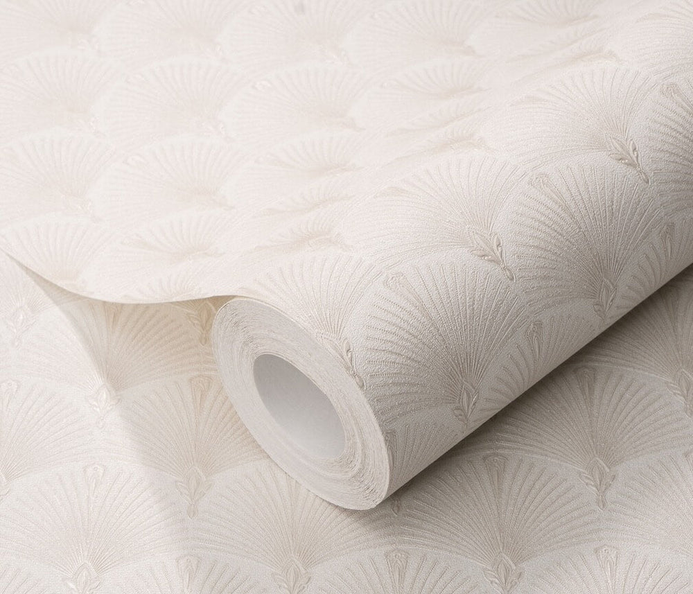 Erismann Versailles Arch Fan Art Deco Beige Wallpaper - 10346 - 02