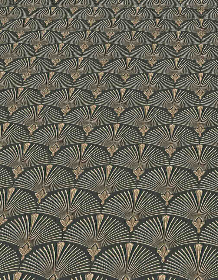 Erismann Versailles Arch Fan Art Deco Black/Gold Wallpaper - 10346 - 15