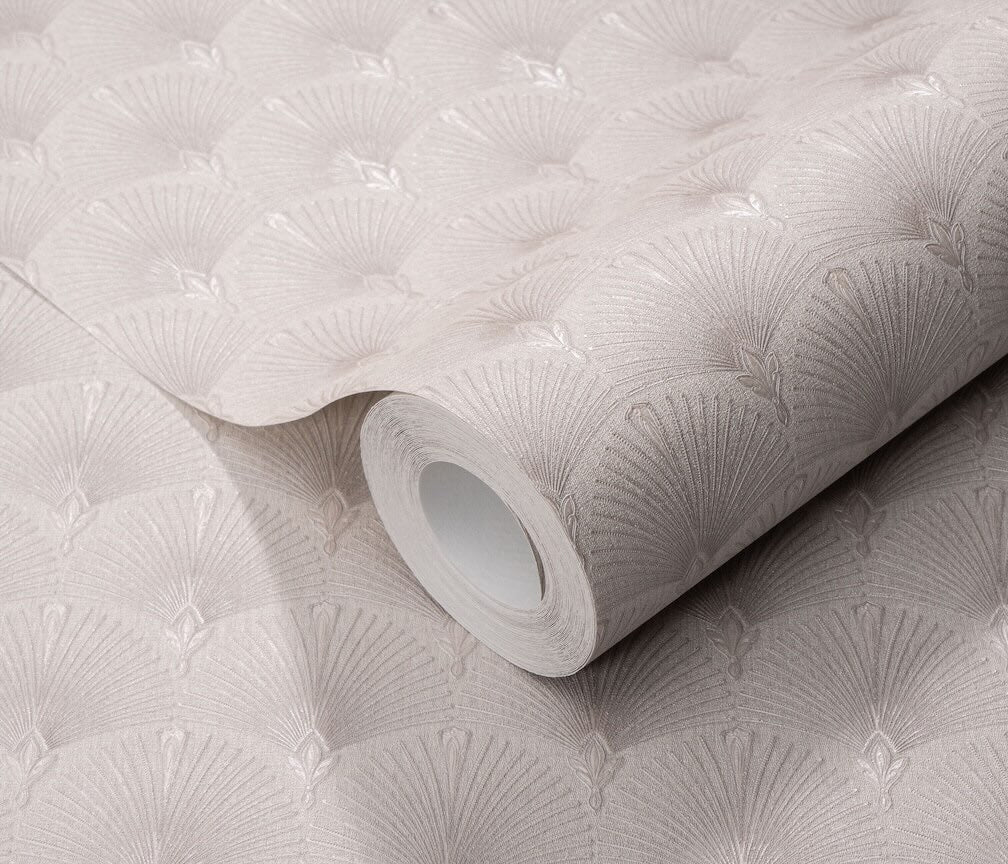 Erismann Versailles Arch Fan Art Deco Taupe Wallpaper - 10346 - 37